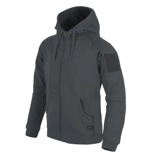 Helikon-Tex Urban Tactical Hoodie Lite Full Zip Negro Talla S - Sudadera Táctica Ultraligera