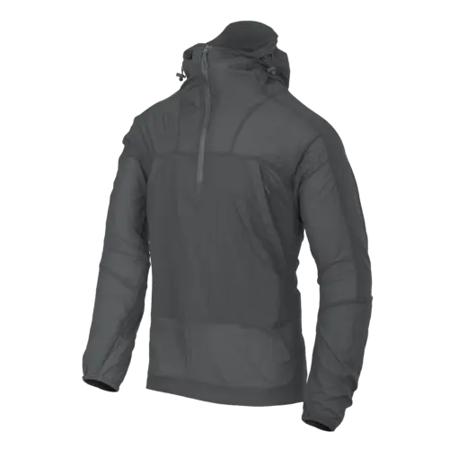 Helikon-Tex WINDRUNNER Windshirt WindPack Nylon - Chaqueta Cortavientos Ultraligera Táctica Negro