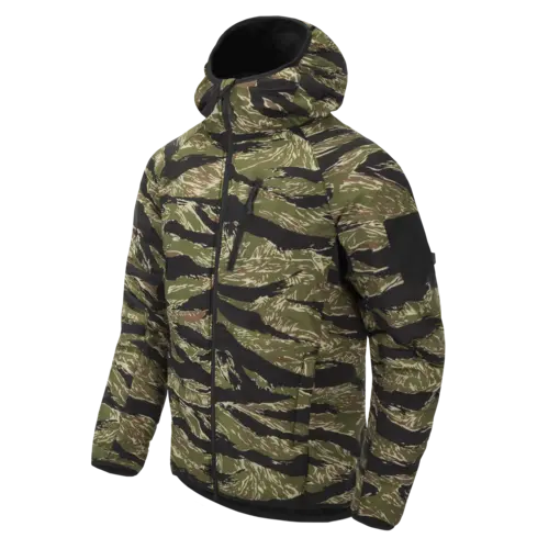 Helikon-Tex Wolfhound ClimaShield Tiger Stripe - Chaqueta Táctica con Capucha