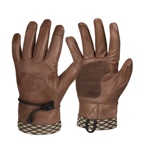 Helikon-Tex Woodcrafter Gloves - Guantes Tácticos Outdoor Marrones