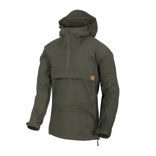 Helikon-Tex Woodsman Anorak Chaqueta Hombre Negro - Diseño Militar Funcional