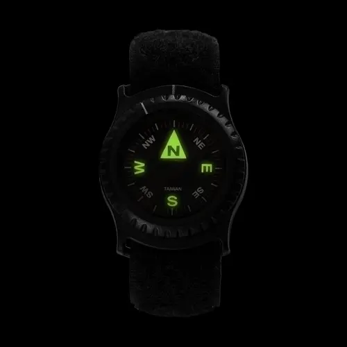 Helikon-Tex WRIST COMPASS T25 - Brújula Táctica de Muñeca Ultraligera