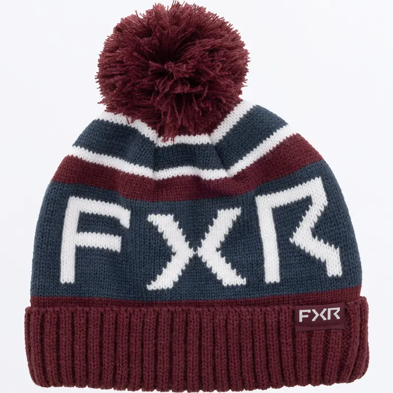 HELIUM BEANIE 25-MERLOT/DARK STEEL
