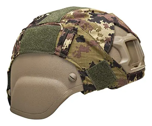 Helmet Cover Rip-Stop mod. Fast VEGETATO ITALIANO - Funda Táctica Militar Camuflaje