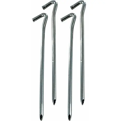 Highlander 9" Clavijas de Acero Pesadas - Pack de 4