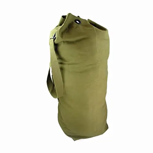 Highlander Army Bag - Mochila Militar 80L Verde Oliva Lona Resistente