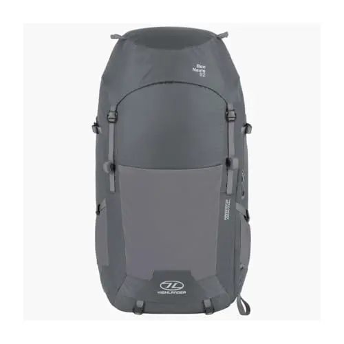 HIGHLANDER Ben Nevis Mochila de Senderismo Mujer 52L - Nylon 200D con Revestimiento PU