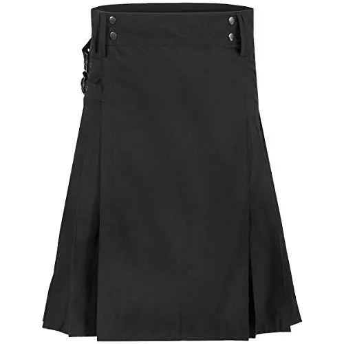 Highlander Combat Kilt Negro Hombre Talla L - Kilt Táctico Ripstop