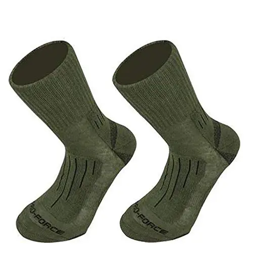 Highlander Crusader Calcetines Militares Coolmax - Transpirables y Reforzados para Senderismo