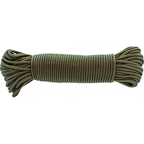 Highlander Cuerda Paracord Nylon 15 Metros - Cuerda Resistente 4mm para Camping y Actividades al Aire Libre