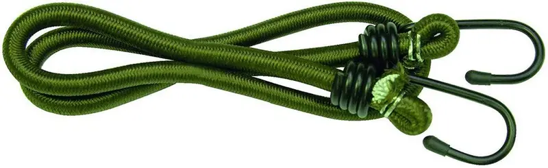 Highlander Cuerdas Elásticas 8mm x 75cm Olive - Pack de 2 Bungees Militares