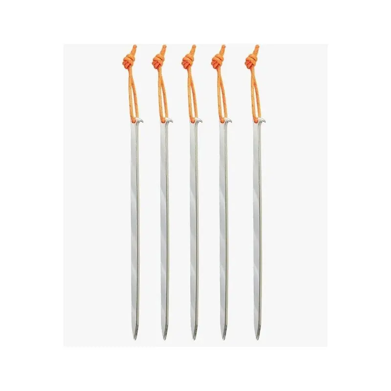 Highlander Dart Alu Peg - Piquetas de Aluminio para Tienda de Campaña, Pack de 5 Unidades
