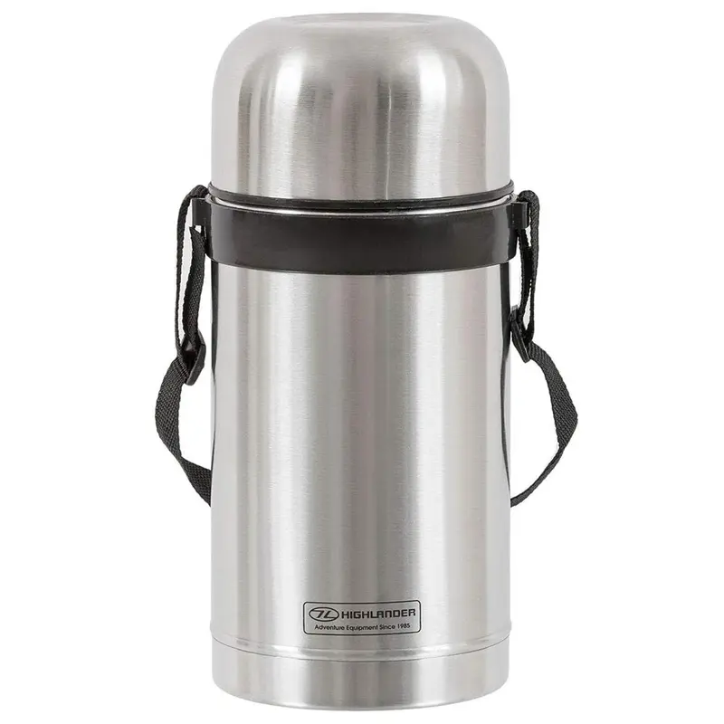 Highlander Duro Food Flask Silver 1L - Termo para Alimentos de Acero Inoxidable