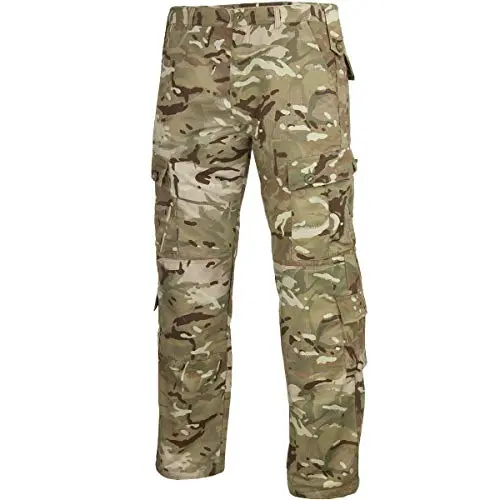Highlander Elite Ripstop - Pantalones Tácticos de Combate para Hombre en Camuflaje XXL