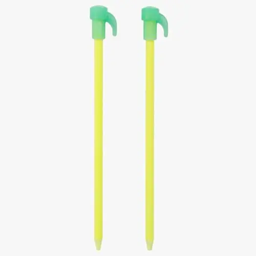 Highlander Estacas Fluorescentes 20cm - Pack 6 Unidades para Tienda Campaña