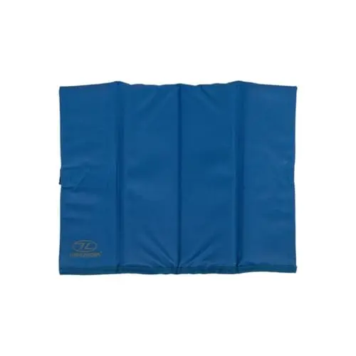 Highlander Folding - Esterilla Plegable para Acampada Azul 30.5x39cm