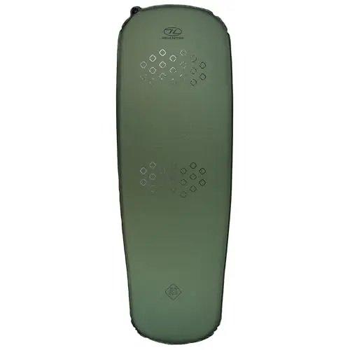 Highlander Kip Colchoneta Autoinflable 30mm R3.2 - Aislamiento Térmico para Camping 3 Estaciones