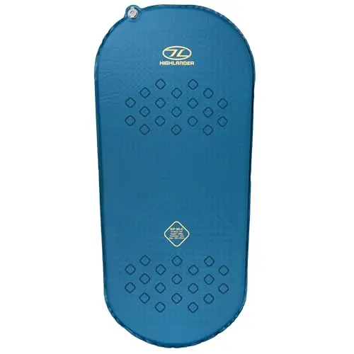 Highlander Kip - Colchoneta Autoinflable 30mm R3.2 para Camping 3 Estaciones con Doble Válvula