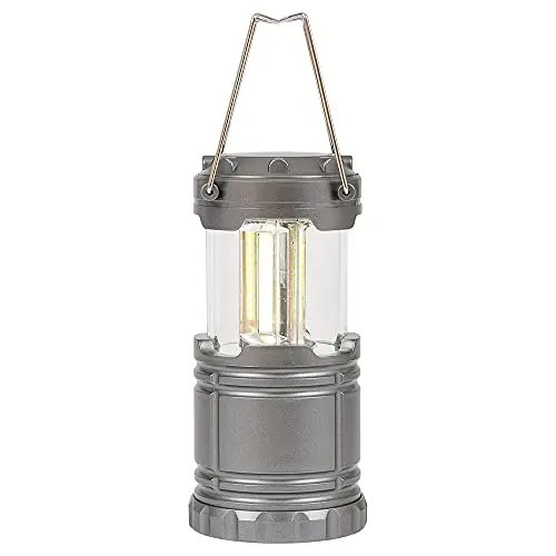 Highlander Linterna LED Plegable 300 Lumens - Farol Camping Compacto Gris