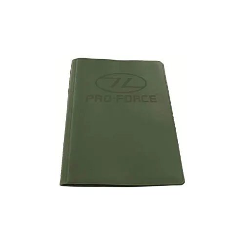 Highlander Military Doc Folder A4 - Carpeta Militar Resistente al Agua con 20 Fundas