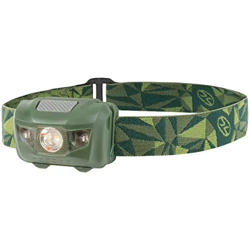 HIGHLANDER Mizar Linterna Frontal 120 Lumens IPX4 - Luz Blanca y Roja