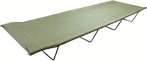 Highlander Olive Camp Bed - Tumbona y Cama de Camping