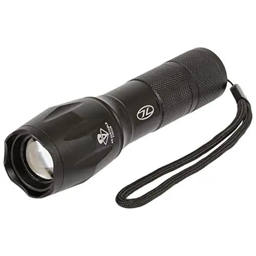 Highlander Orion 280 Zoom - Linterna Táctica con Zoom 20-100m y Función SOS