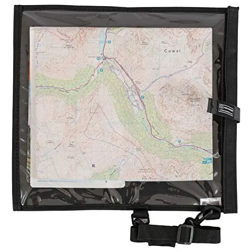Highlander Porta Mapas Transparente Wanderer - Resistente al Agua con Correa