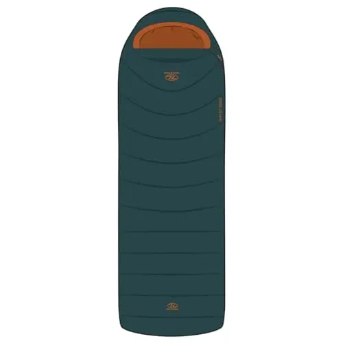 Highlander Rayet Hybrid 350E Saco de Dormir Momia -4°C Verde Pine Green
