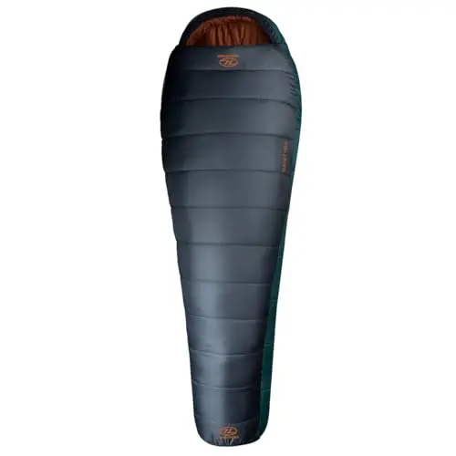 Highlander Saco de dormir momia Rayet 450 Dark Grey -7°C