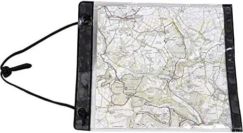 Highlander Scout Map Case - Portamapas Plastificado Impermeable para Senderismo