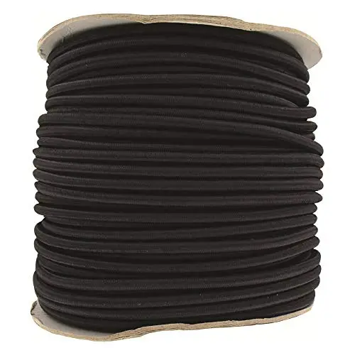 Highlander Shock Cord Negro 8mm x 100m - Cuerda de Choque
