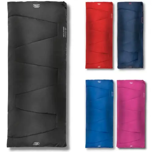 Highlander Sleepline 250 Charcoal - Saco de Dormir Tipo Manta 3 Temporadas