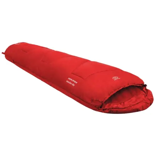 Highlander Sleepline 350 Mummy Bolsa de Dormir Roja