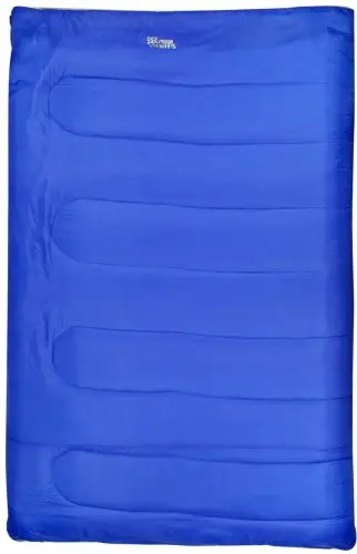 Highlander Sleepline250 - Saco de Dormir Doble para Adultos Azul Royal 190x140cm
