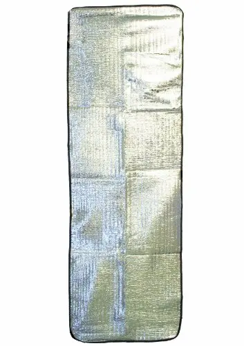 Highlander SM011 - Esterilla Reflectante de Calor Térmica Plateada para Camping y Senderismo