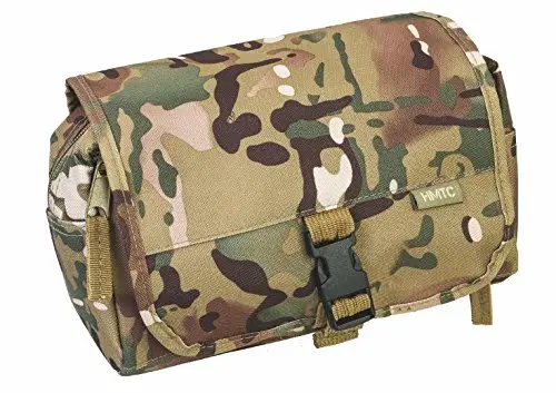Highlander TA004HC Combat Camo - Neceser Militar Plegable 28x25x2,5cm Camuflaje HMTC