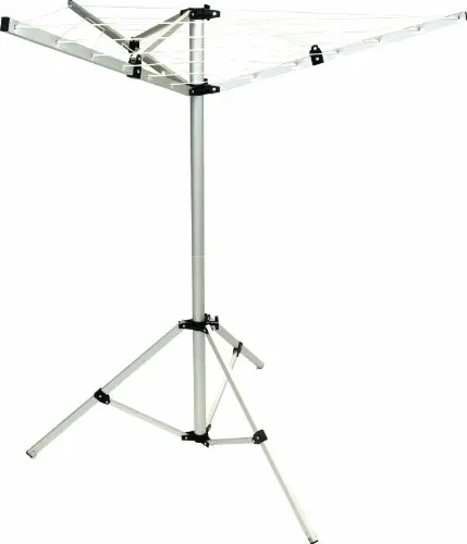 Highlander Tendedero Plegable de Aluminio para Camping y Viajes - Capacidad 22kg