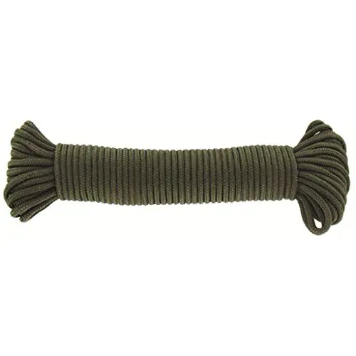 Highlander Utility Cord Olive - Cuerda Nylon 3mm x 15m para Camping y Supervivencia