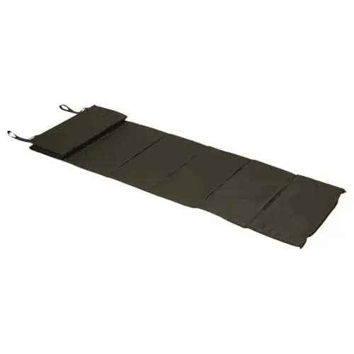 Highlander Z - Esterilla Plegable para Camping y Uso Militar, Color Negro