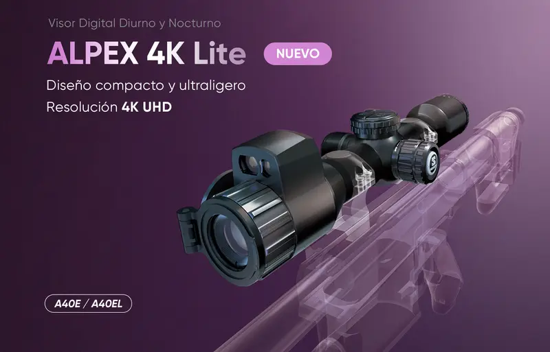 HIKMICRO ALPEX A40EL LITE Visor Térmico OLED 1920x1080 con Telémetro Láser 1000m