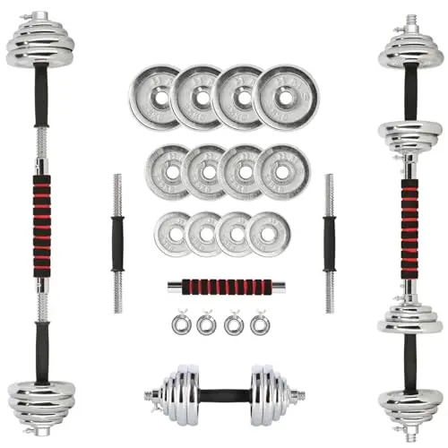 HMS Juego de Mancuernas Modulares 2 en 1 - 20 kg