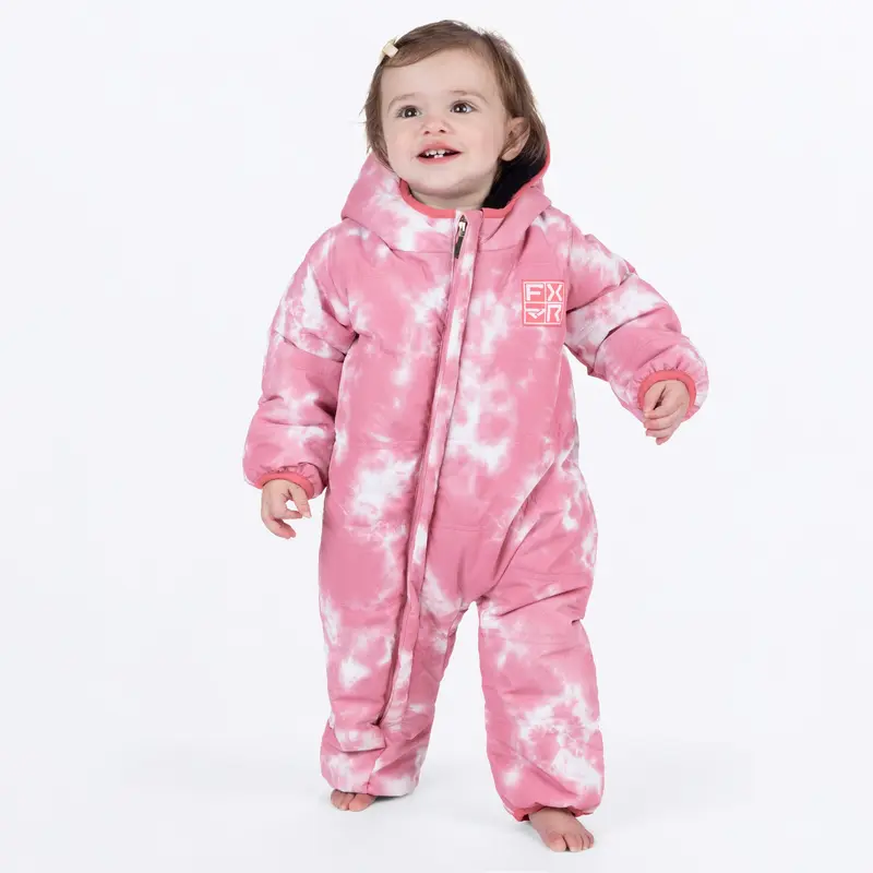INFANT KICKER SNOWSUIT 26-ROSE DYE