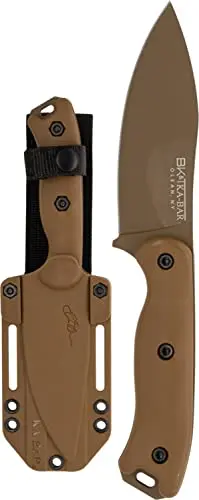 Ka-Bar - Survival Knife Becker Nessmuk - 1095 Cro-Van - Desert Tan - BK19