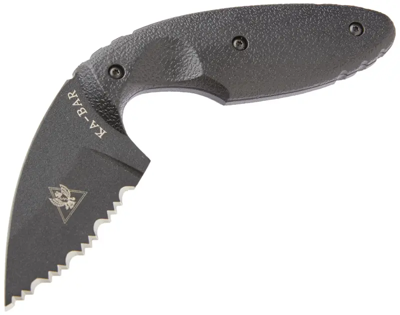 Ka-Bar TDI Law Enforcement 1481 - Cuchillo Táctico Full Serration con Funda