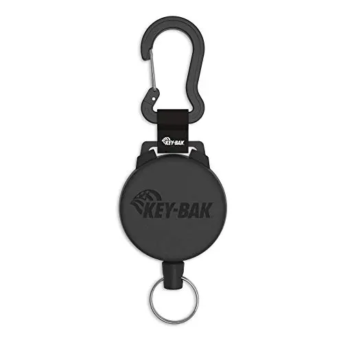 KEY-BAK Kb 488 Securit - Mosquetón Retráctil Negro