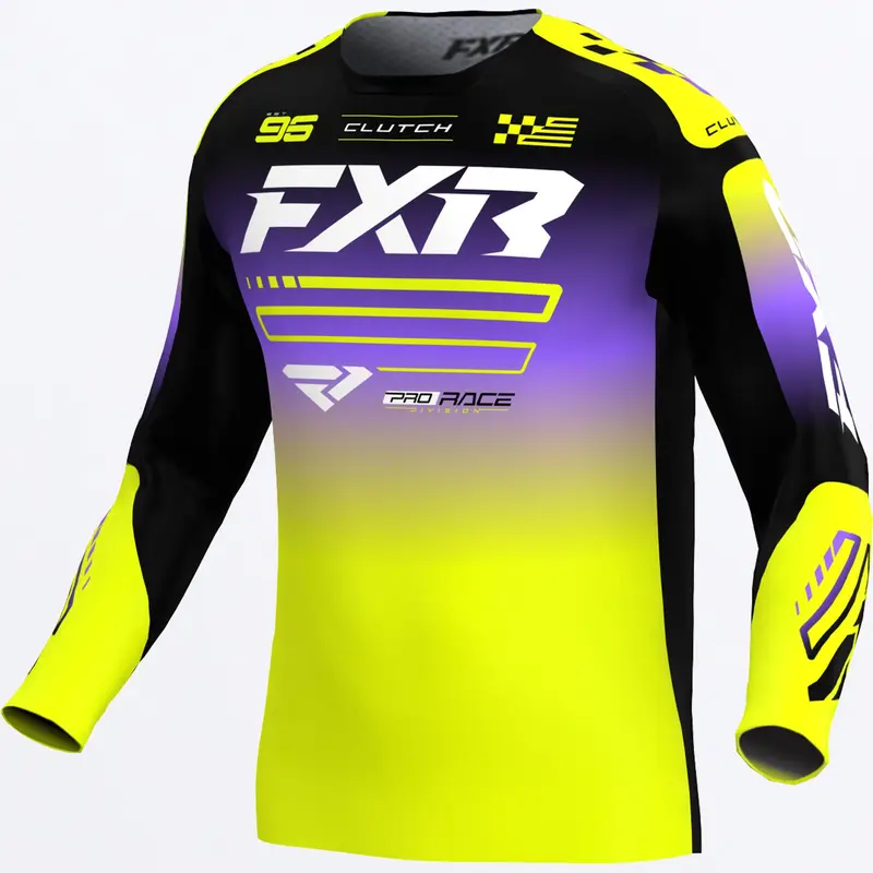 KIDS CLUTCH MX JERSEY 26-HIVIS/BLACK/PURPLE
