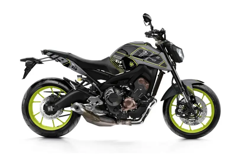 KIT DECO UP MAXIMIZE YAMAHA MT09 15->16 GRIS-AMARI