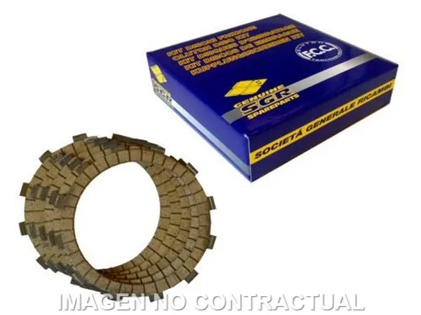 KIT DISCOS EMBRAGUE FCC SUZUKI GSXR 1100 (01/04)
