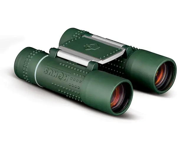Konus Action 10x25 - Prismáticos Compactos de Bolsillo con Enfoque Fijo